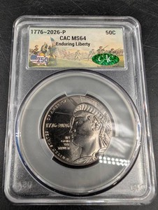 1776-2026-P Enduring Liberty 50C CAC MS64