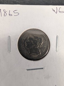 1865 3 Cent Nickel
