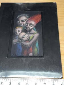 Barbara Waterman-Peters Framed Mixed Media Artwork The Family