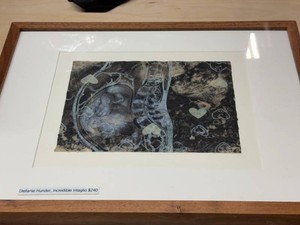 Pair of Framed Contemporary Art Prints Stephanie Hunder & Beth Sunita