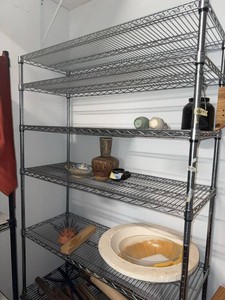 Chrome Wire Shelving Storage Rack 6-Tier Industrial Utility Shelf