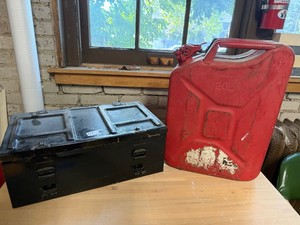 20L Fuel Container & Metal Storage Box Mixed Lot