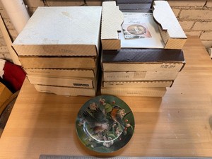 Kevin Daniel Knowles Fine China Bird Plates - Group of 10