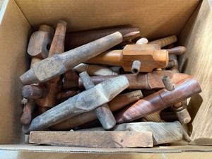 Wooden Spigots Assorted Shapes & Sizes (Lot of 45)