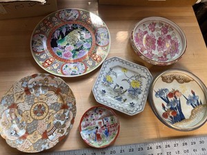 Japanese Porcelain Decorative Plates & Dishes (Lot of 6)
