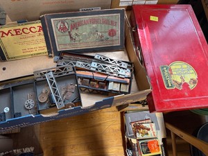 Vintage Erector, American Model Builder & Meccano Mixed Lot