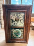 Antique Seth Thomas Wood-Cased Wall Clock - Hidalgo Star