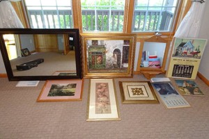 Assorted Wall Art and Mirrors