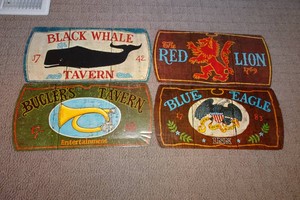Vintage Cardboard Tavern Signs