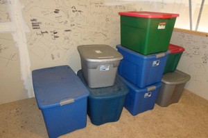 Bins of Holiday Dcor