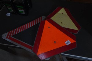 Metal Slow Moving Vehicle Signs