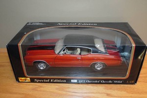 Maisto 1972 Chevrolet Chevelle 118 Scale Replica