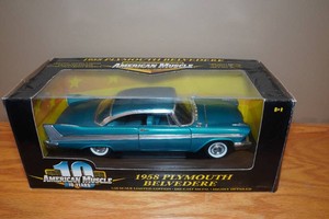 Ertl 1958 Plymouth Belvedere 118 Scale Replica