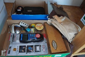 Assorted Tools - Diagnostic Tool, Sockets Sets, Wire, Clip Boards