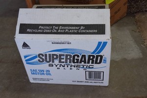 12 Quarts Supergard SAE 5W-20 Synthetic Motor Oil