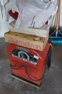 Lincoln 225 Amp Arc Welder with Rods and Hood