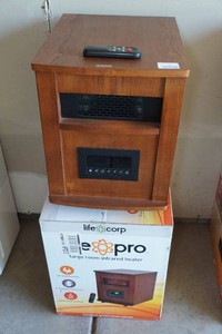 Large Room Infrared Quartz Space Heater Cabinet