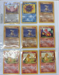 9 Pokmon cards