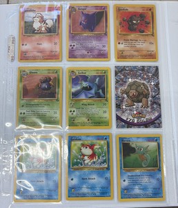 9 Pokmon cards