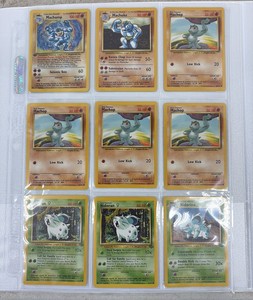 9 Pokmon cards