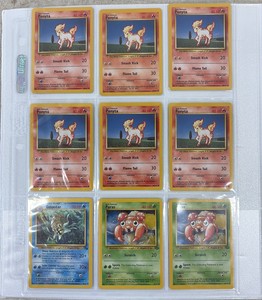 9 Pokmon cards