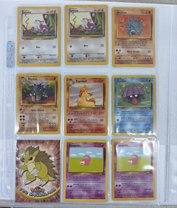 9 Pokmon cards