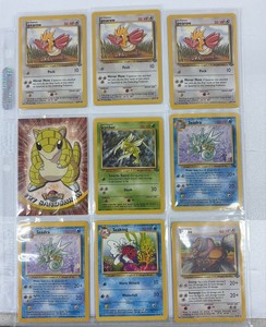9 Pokmon cards