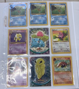9 Pokmon cards