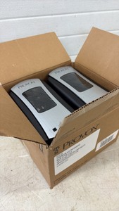 Case of four soap dispensers open box black