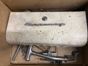 1956 Mercury Glove Box and Parts see pic for parts list