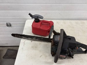 Craftsman 18 Chain Saw with Gas Can