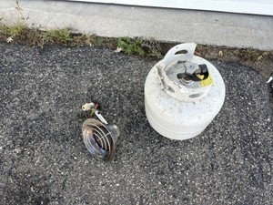 20# Propane Tank with Sun Flower Heater