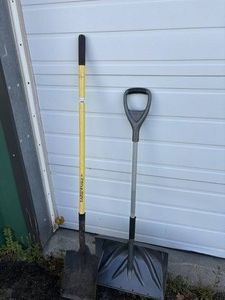 Snow Shovel and Flat Shoel