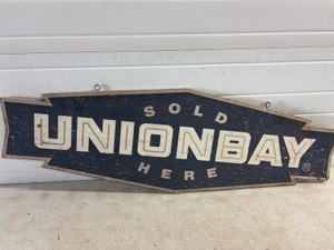 Unionbay Wood Sign