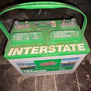 Interstate Marine Cranking Battery