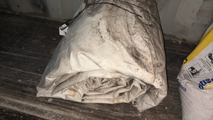 Large tarp great for wood pile