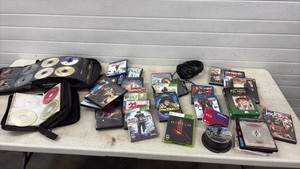 DVD movies Xbox games music CDs