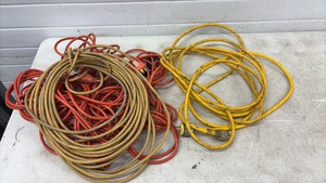 Three extension cords