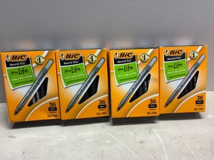 Black BIC Stick Pens