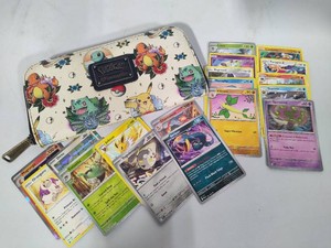 Pokeman Wallet & Misc Trading Cards