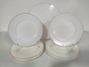 MacBeth-Evans Petalware Salad Plates & Serving Plate
