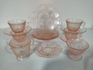 American Sweetheart Pink Depression Glass  Others