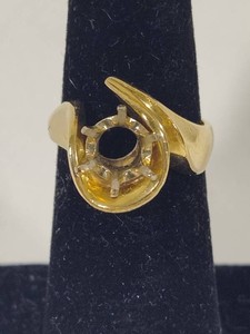 14K Yellow Gold Womens Ring - No Center Stone