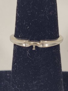 14K White Gold Wedding Ring - No Center Stone