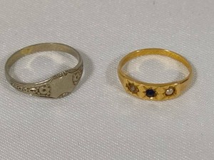 10K Gold Baby Rings