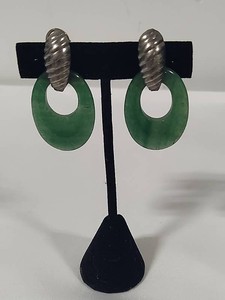 Jade Pierced Earrings