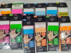 Multi-Colored Wristbands New in Packaging