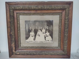 Antique Framed Family Portrait