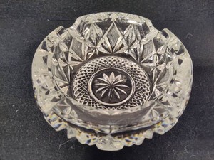 Cut Crystal Vintage Ashtray