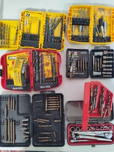 Huge Assortment of Bits - DeWalt, Craftsman, Etc